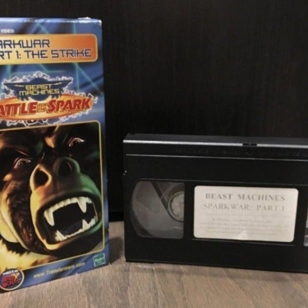 Transformers Beast Machines VHS Sparkwar Part 1 The Strike Slipcase Fox Kids